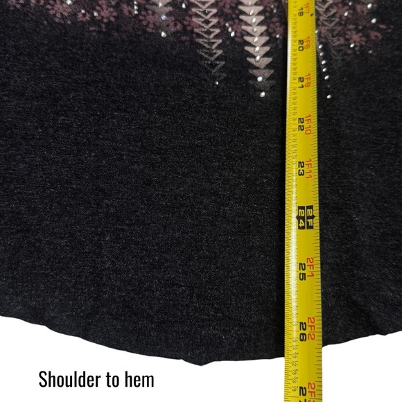 Harley-Davidson Patriot Embellished Sleeveless Tank Top Charcoal Rhinestone M - Picture 11 of 11